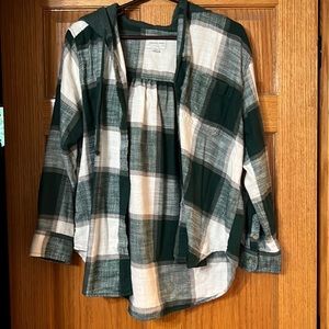 HOODED FLANNEL